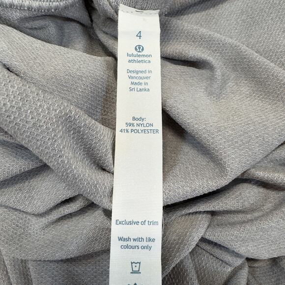 Lululemon In The Flow Dress Heathered Grey 4 - Picture 7 of 8